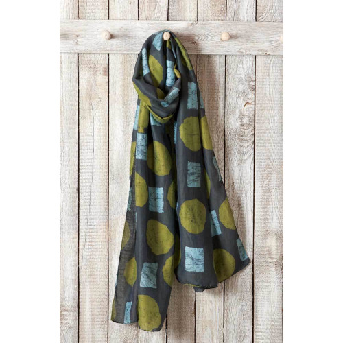 Scarf - Charcoal /Multi